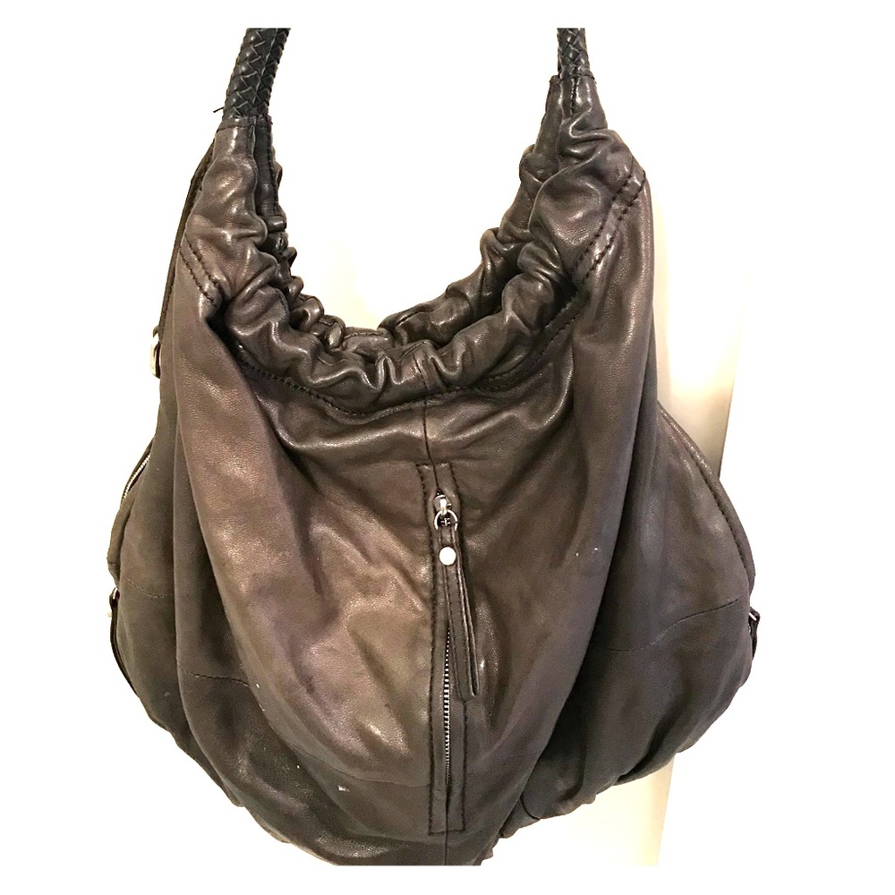 Sondra Roberts Leather Hobo